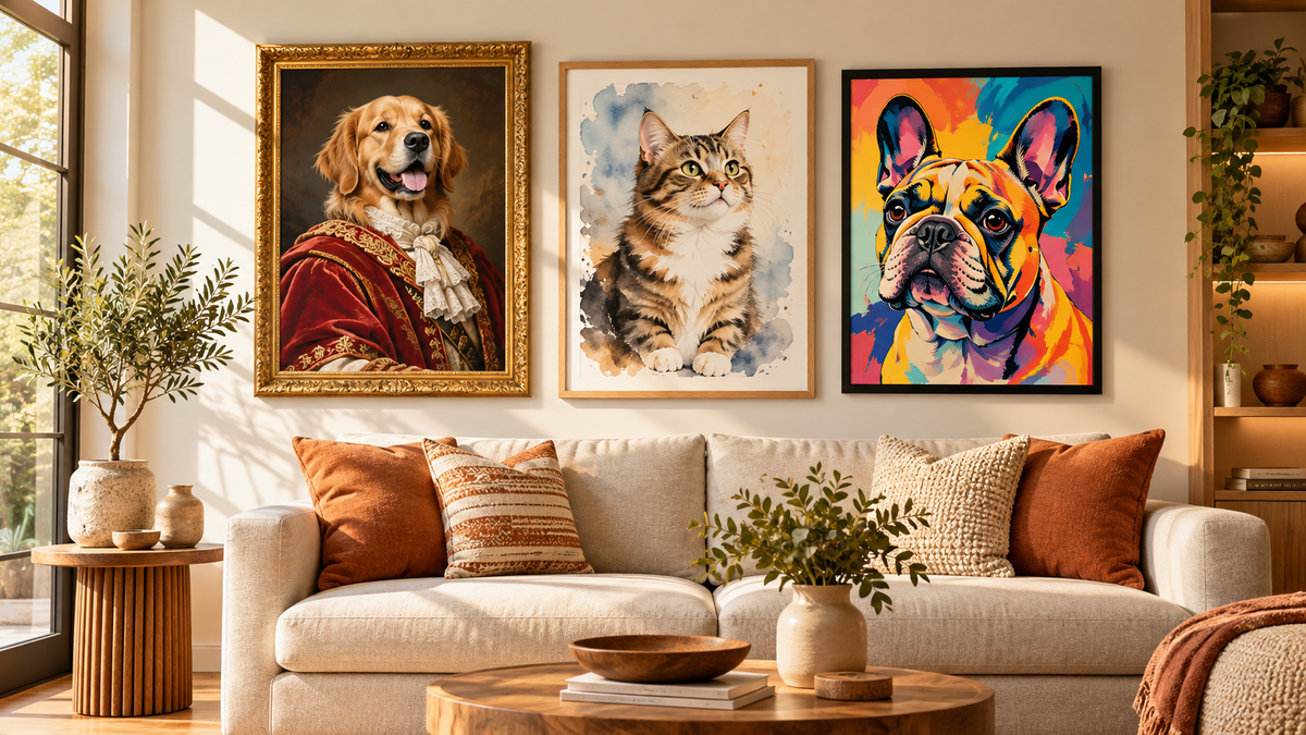 All portraits — Paw & Wall