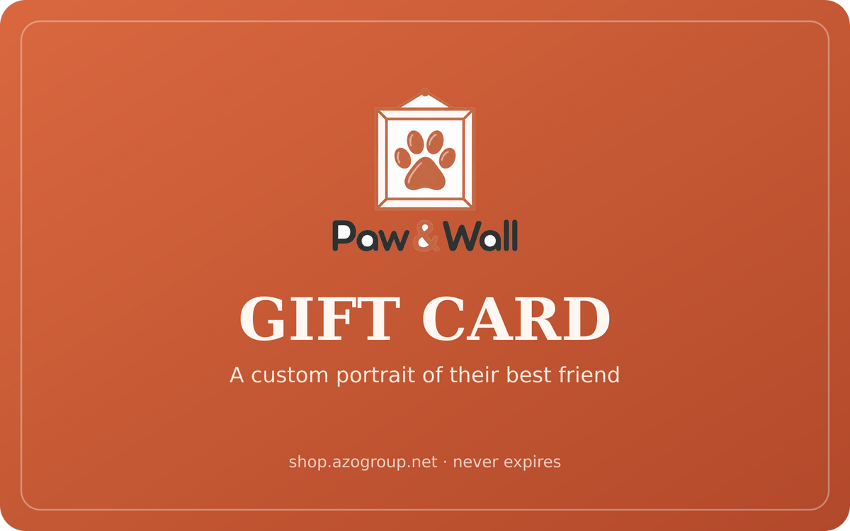 Paw & Wall gift card