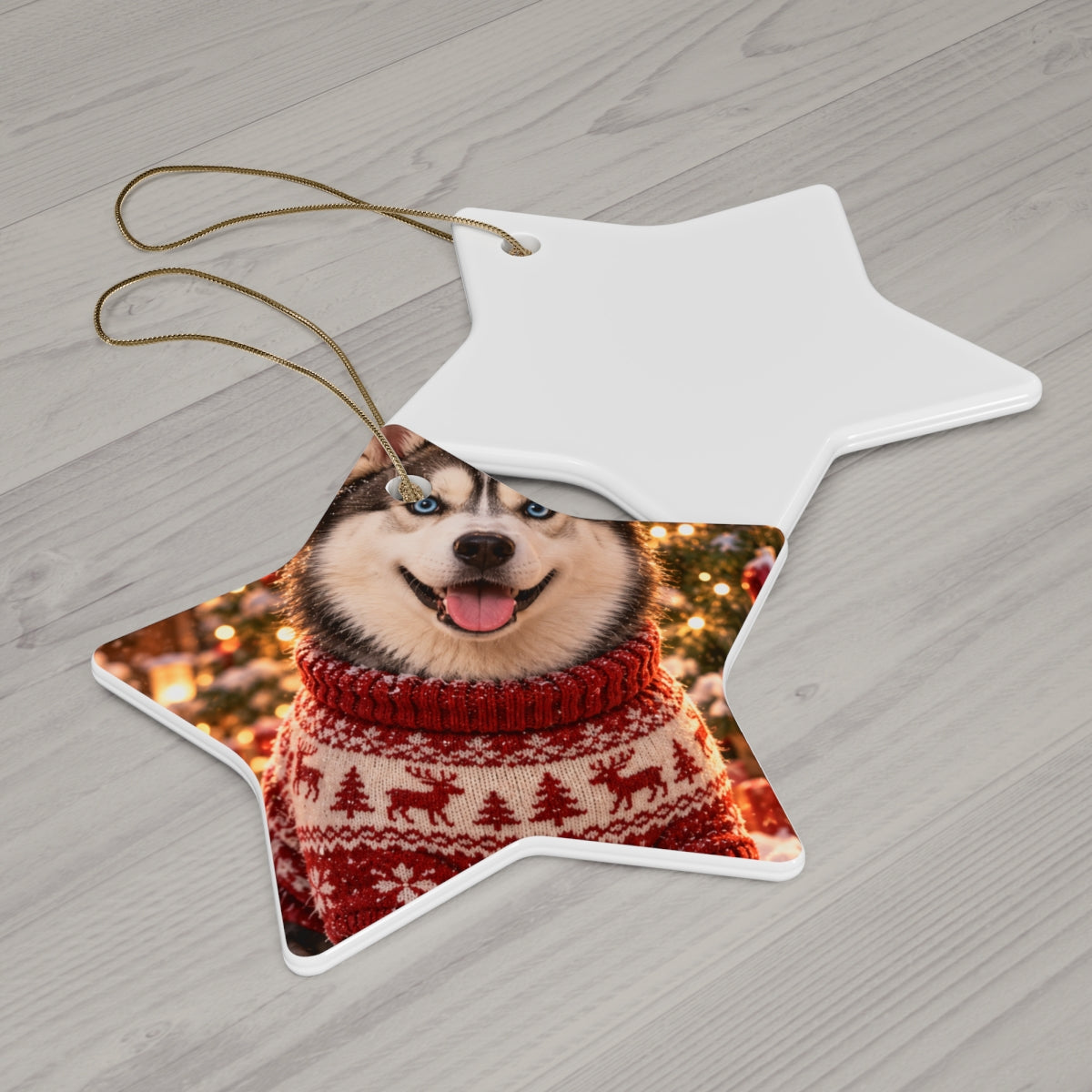 Portrait Christmas Ornament — Paw & Wall
