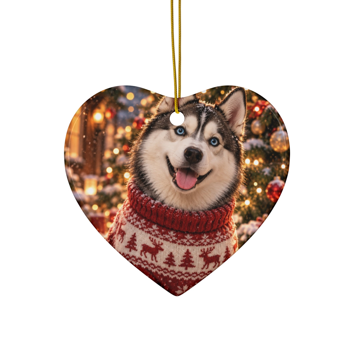 Portrait Christmas Ornament — Paw & Wall