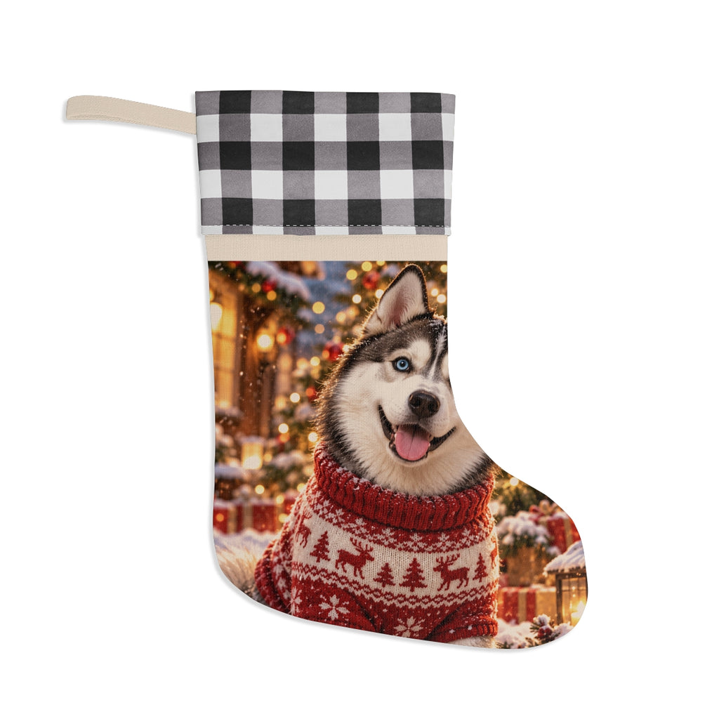 Portrait Christmas Stocking — Paw & Wall