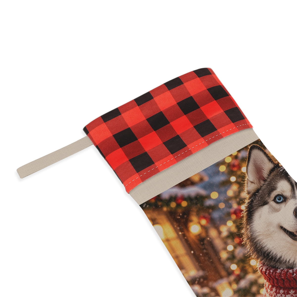 Portrait Christmas Stocking — Paw & Wall