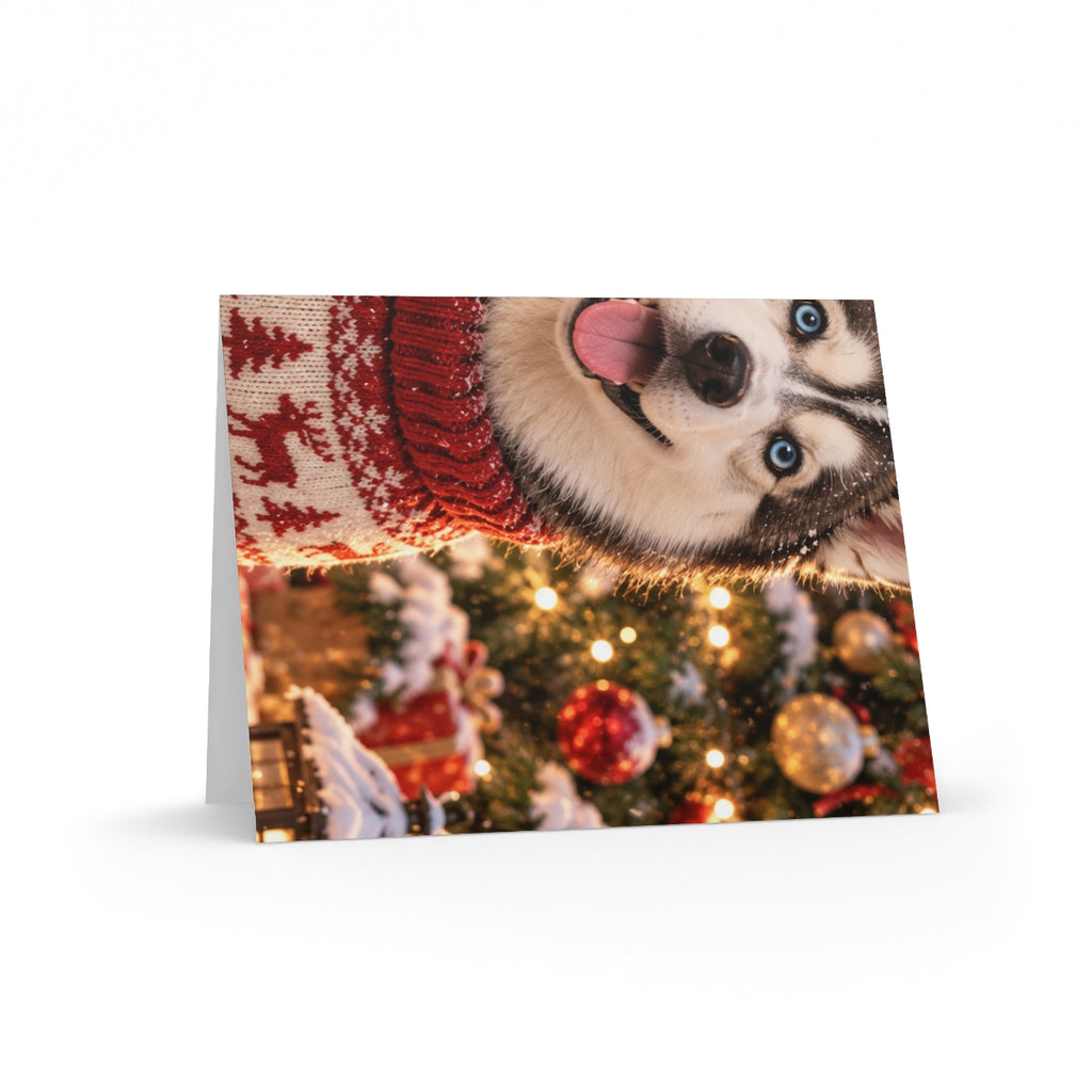 Portrait Holiday Cards — Paw & Wall