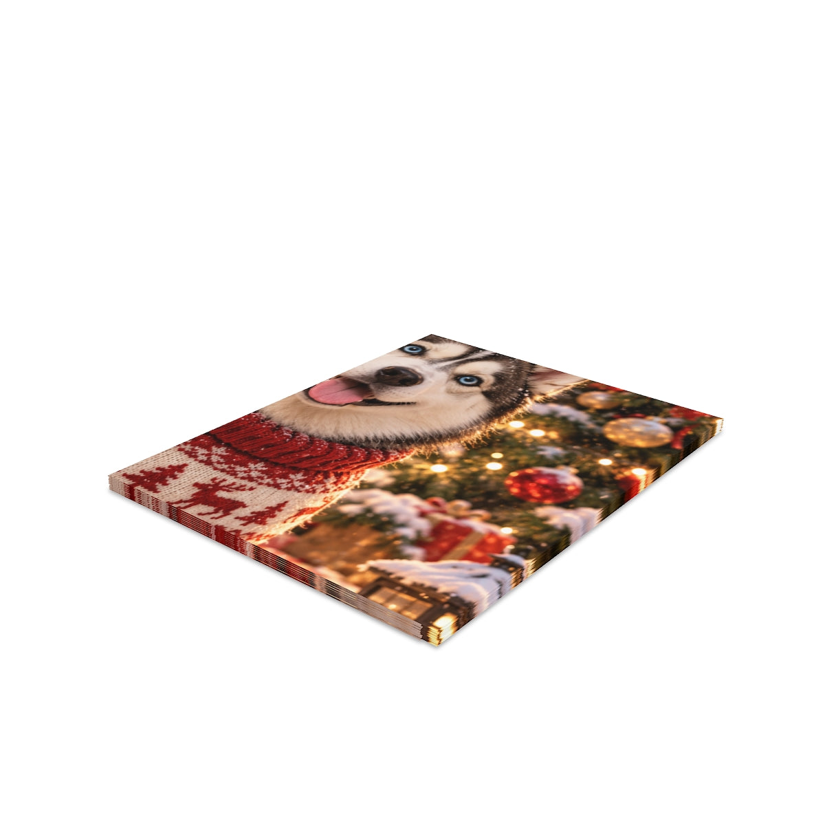 Portrait Holiday Cards — Paw & Wall