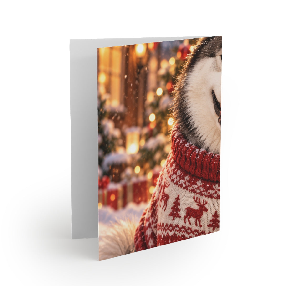 Portrait Holiday Cards — Paw & Wall