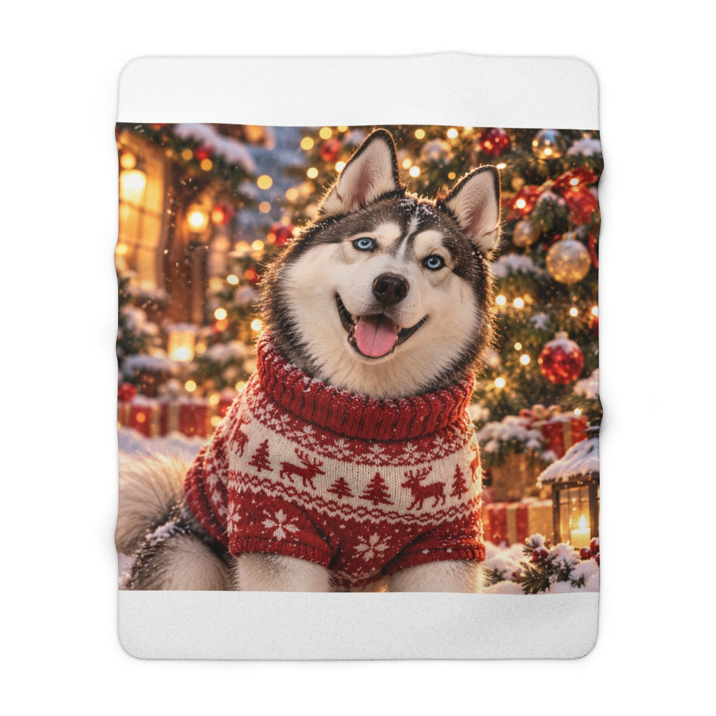 Portrait Sherpa Blanket — Paw & Wall