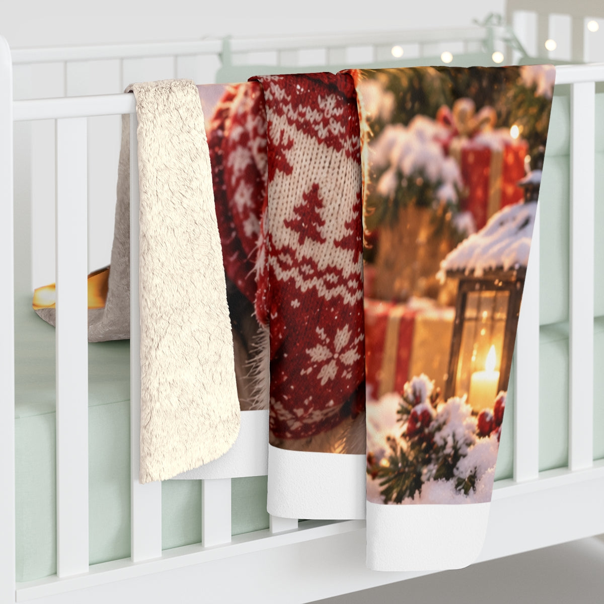Portrait Sherpa Blanket — Paw & Wall